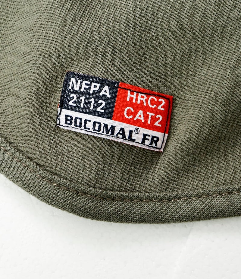BOCOMAL FR Balaclava Face Mask 7oz Flame Resistant Covering Welding Hood Arc Rated NFPA2112 CAT2 One Size - Image 5